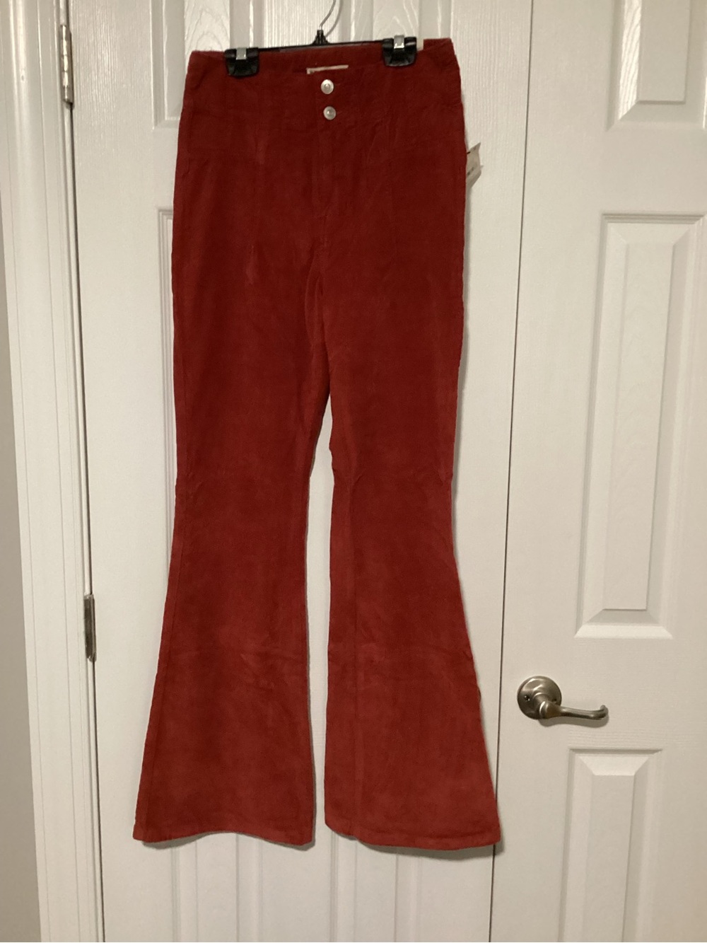 We The Free Rust Corduroy Flare Pants